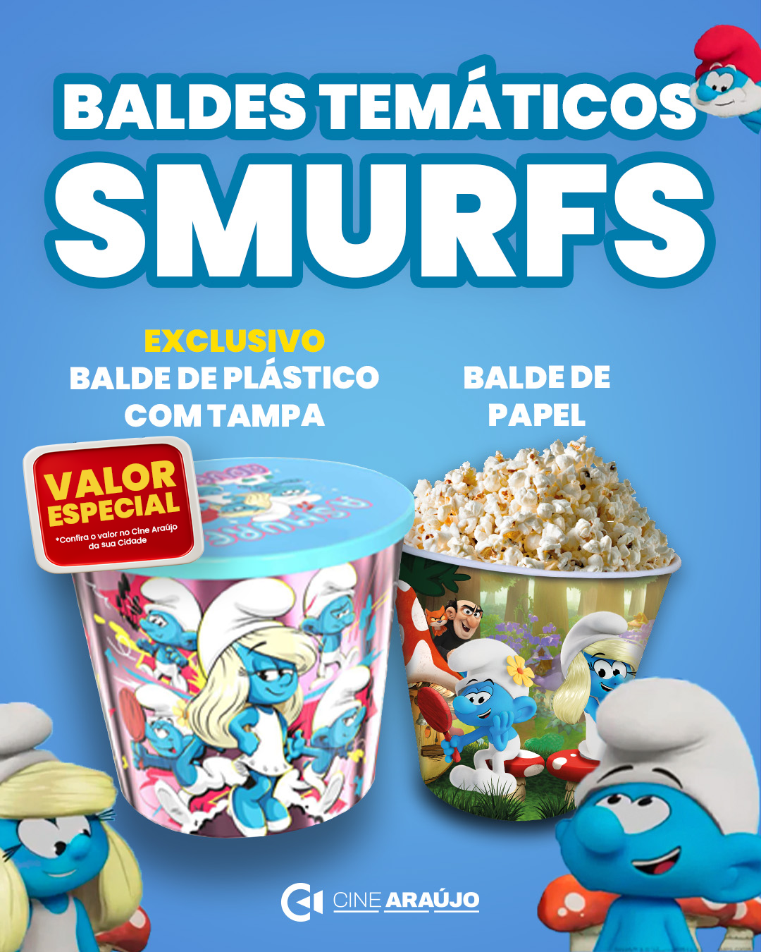 Balde Smurfs